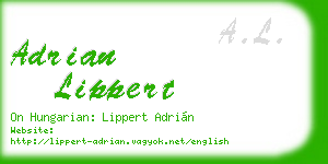 adrian lippert business card